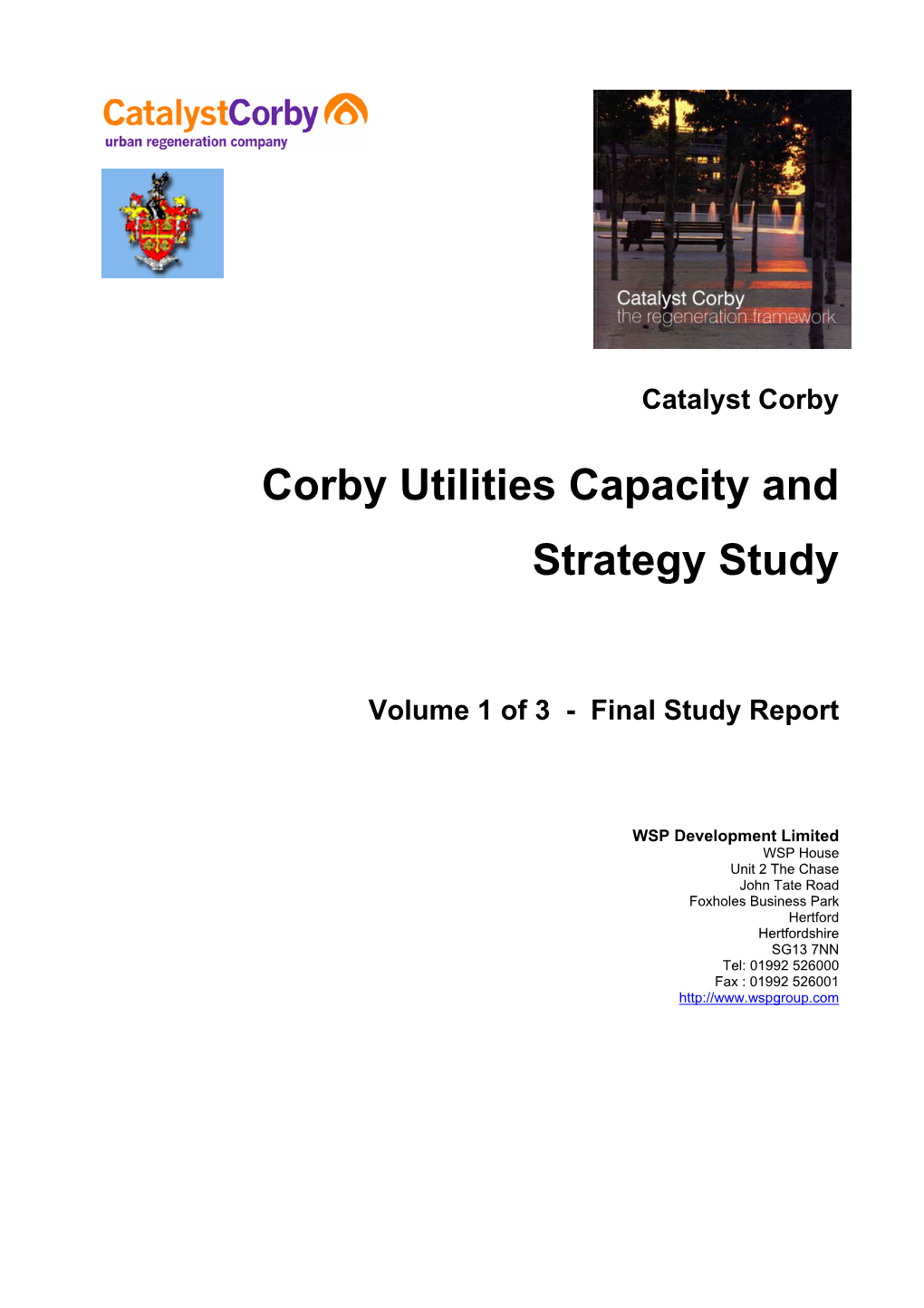 Corby Utilities Capacity and Strategy Study