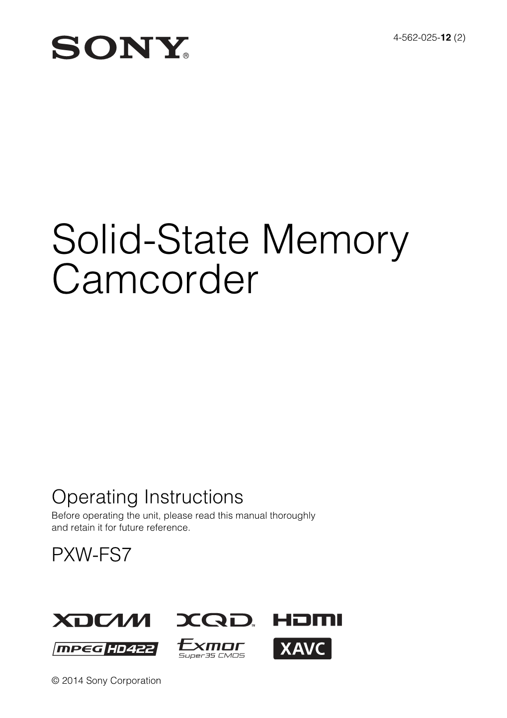 Solid-State Memory Camcorder