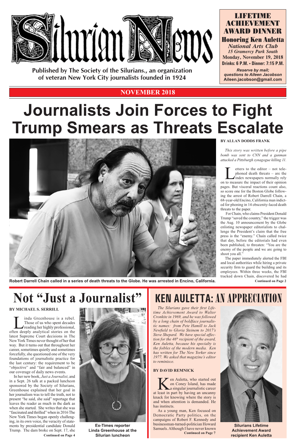 Journalists Join Forces to Fight Trump Smears As Threats Escalate by ALLAN DODDS FRANK