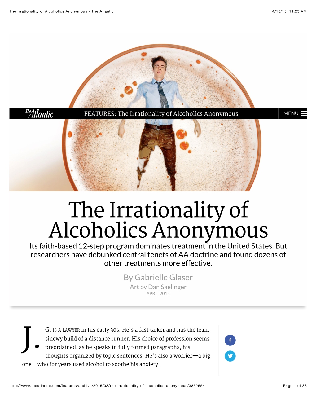 The Irrationality of Alcoholics Anonymous - the Atlantic 4/18/15, 11:23 AM