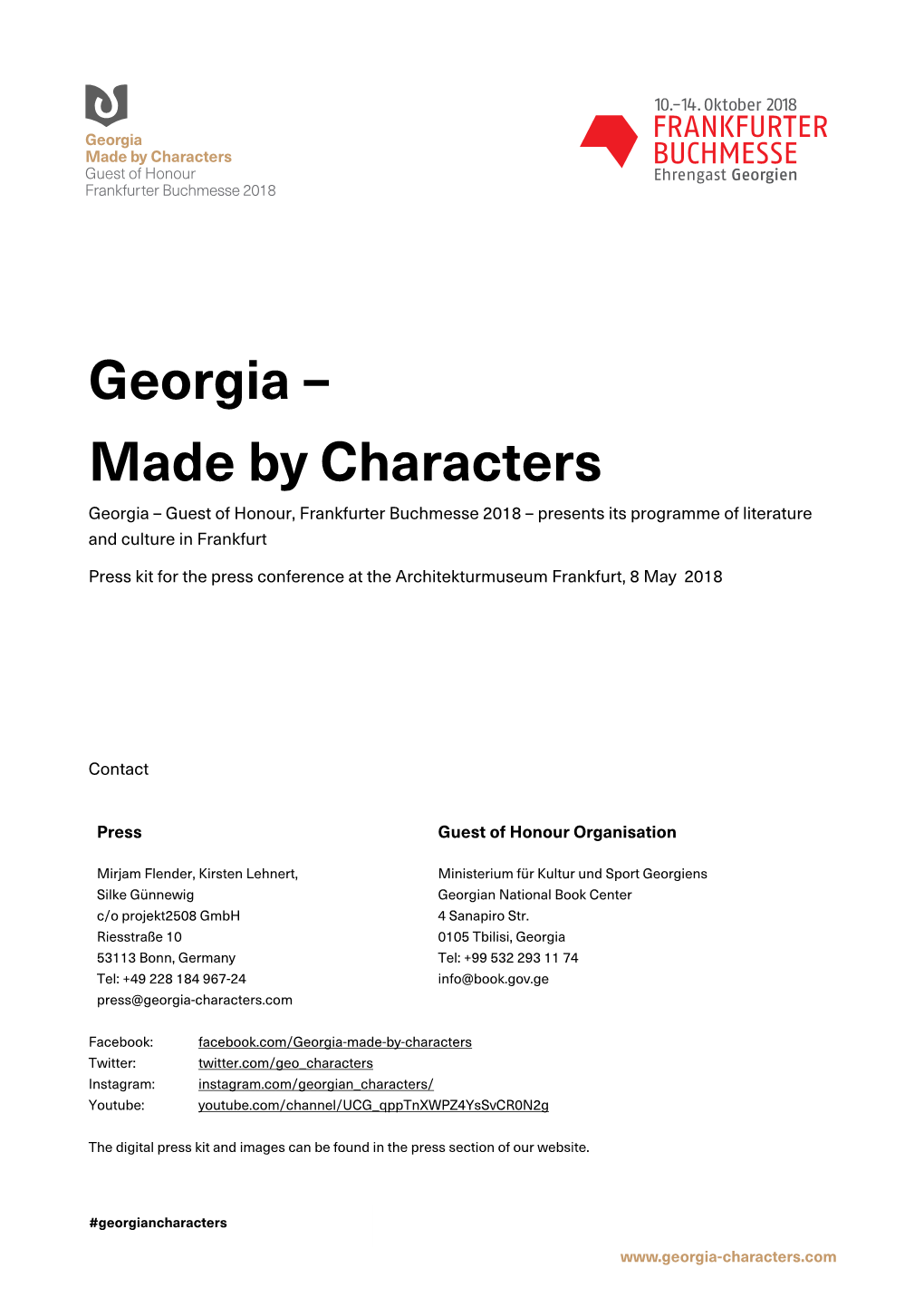 Georgia Made by Characters