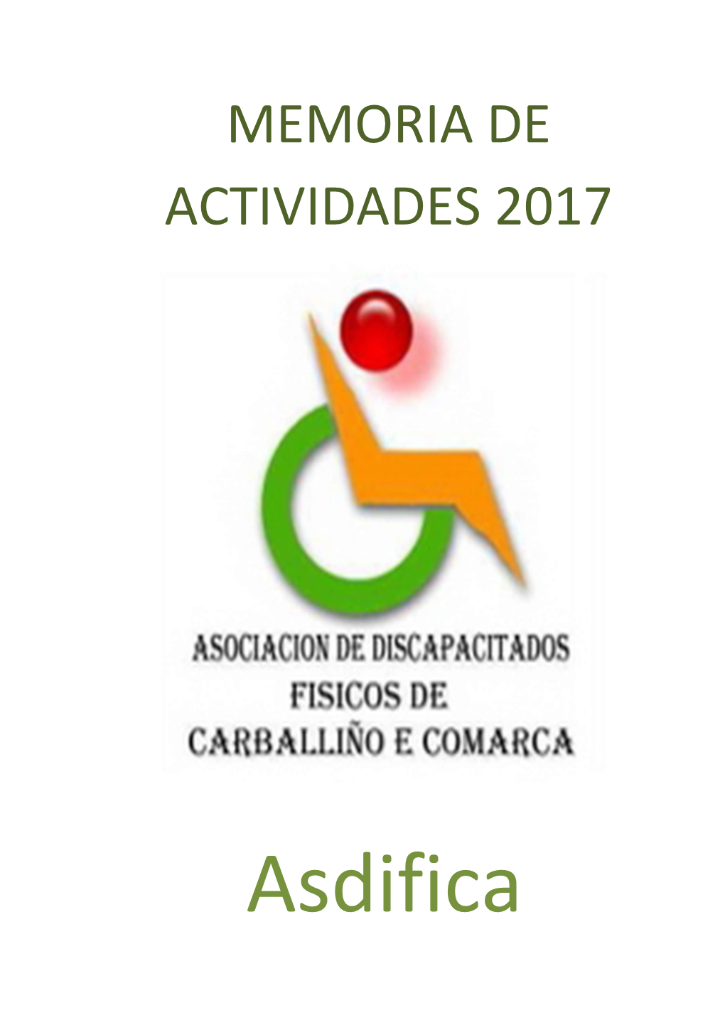 Memoria De Actividades 2017