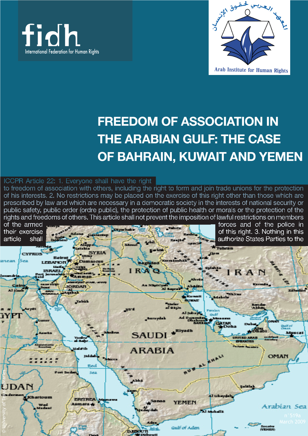 Freedom of Association in the Arabian Gulf: the Case of Bahrain, Kuwait and Yemen