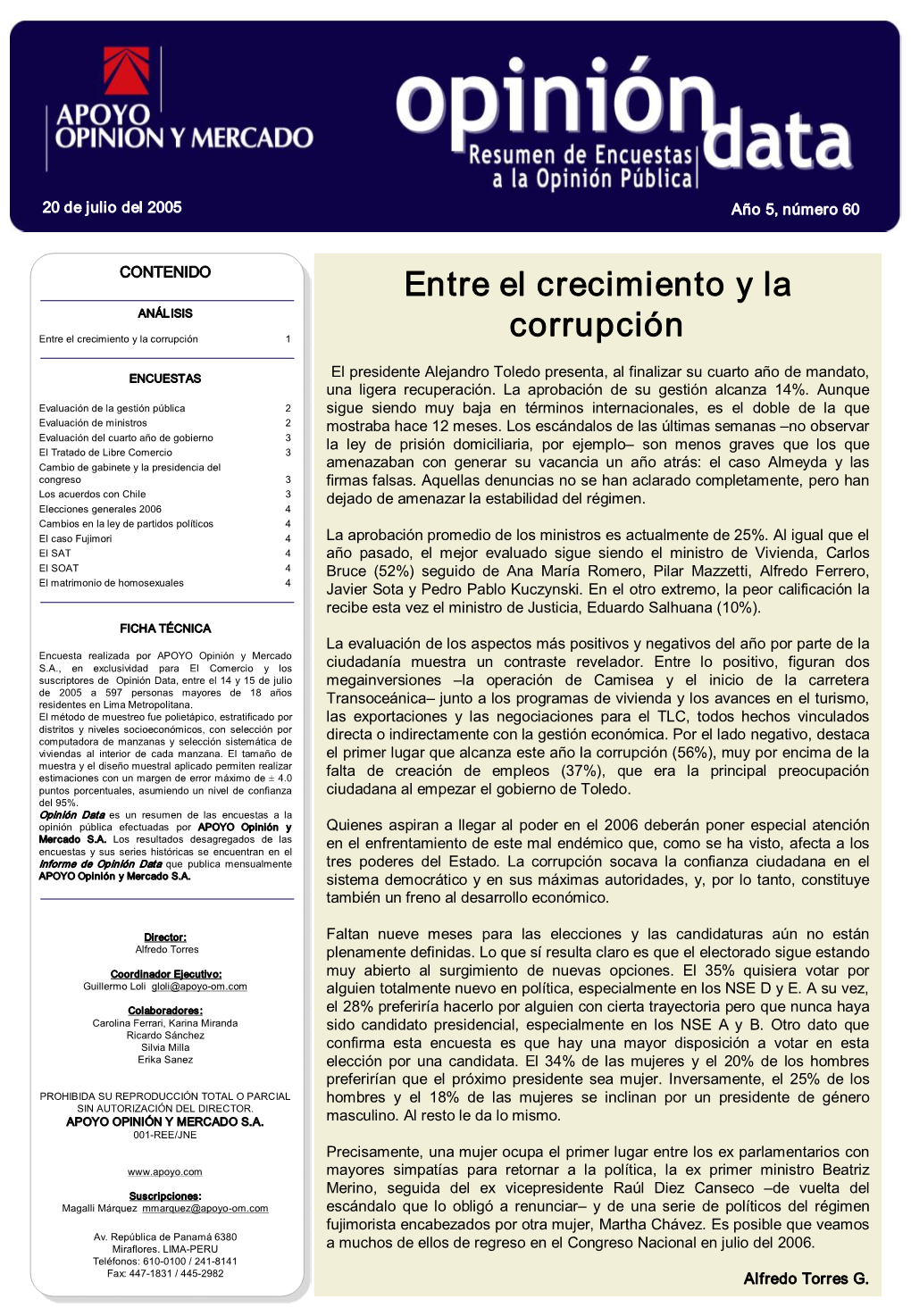 Entre El Crecimiento Y La Corrupción 1 Corrupción