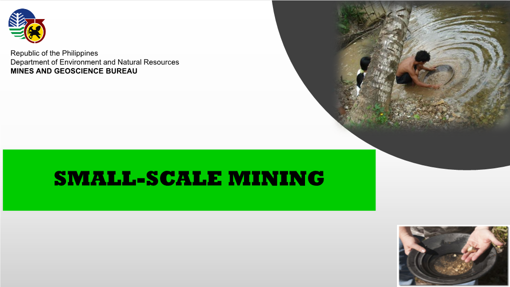 Small-Scale Mining