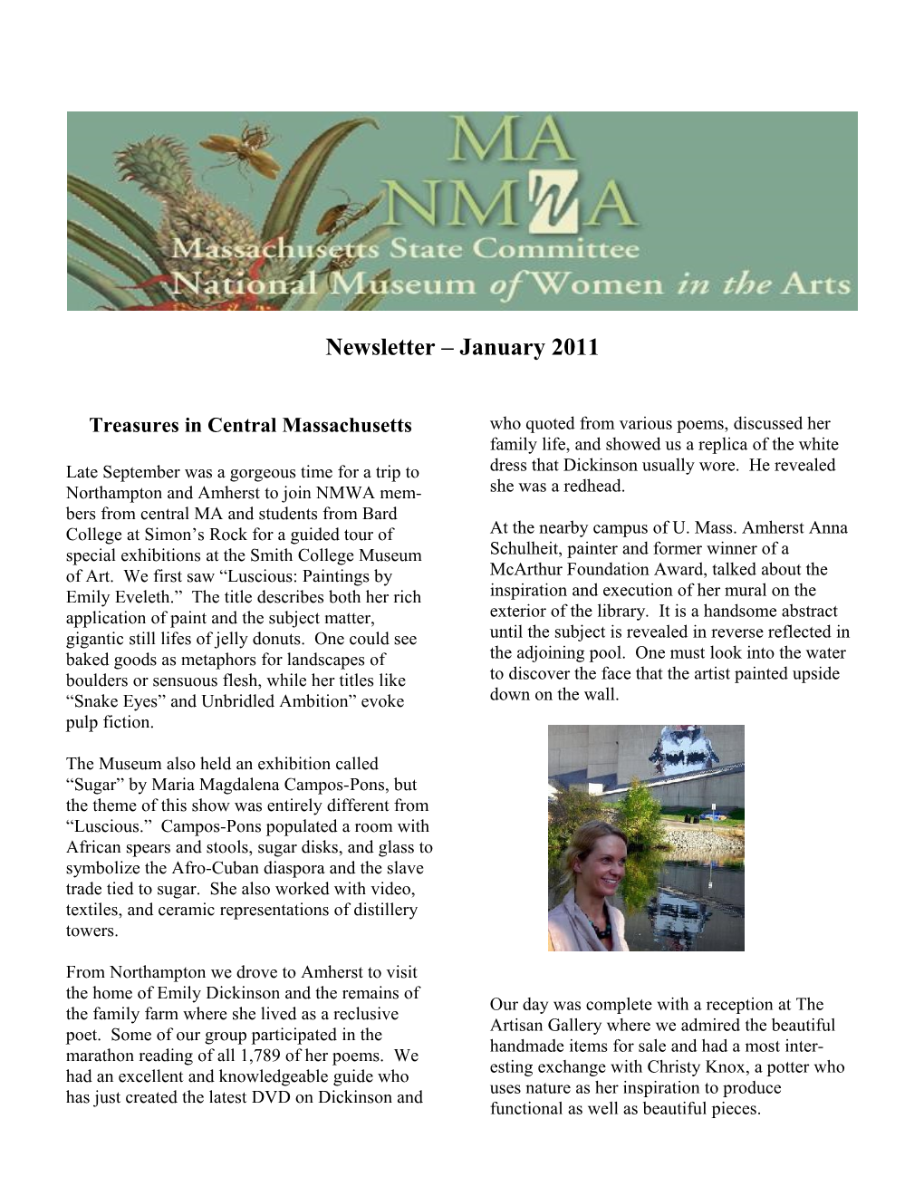 Newsletter – January 2011