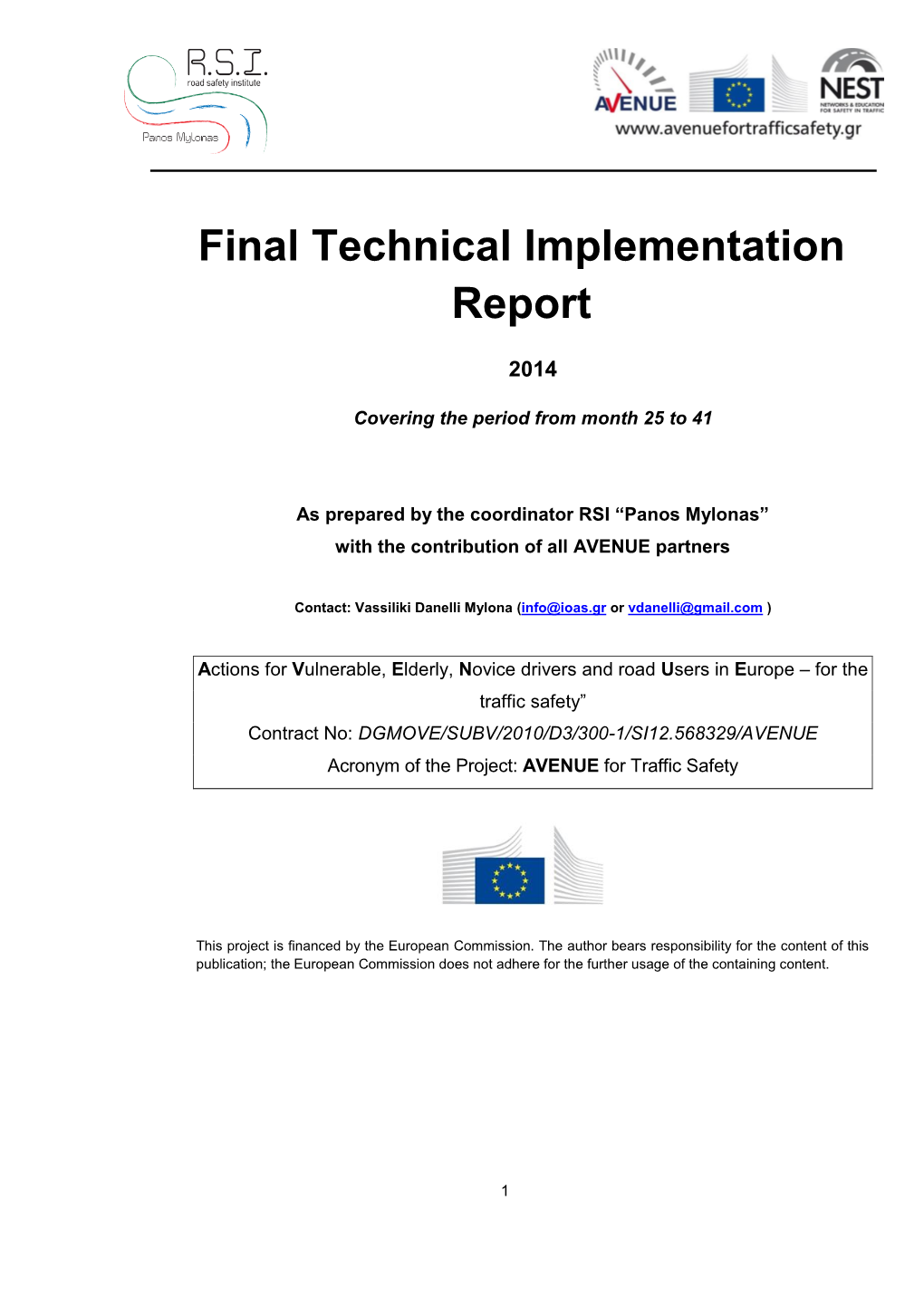 Final Technical Implementation Report