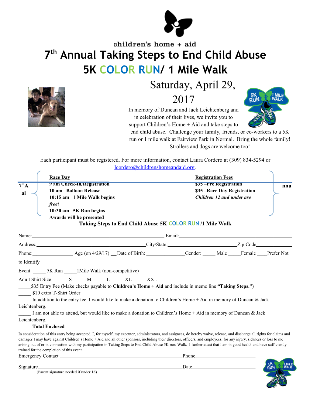 7Th Annual Taking Steps to End Child Abuse