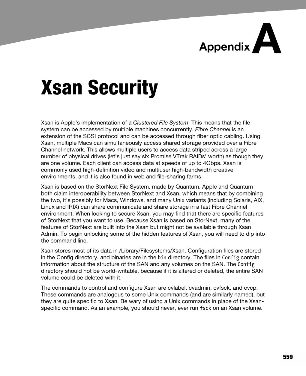 Xsan Security