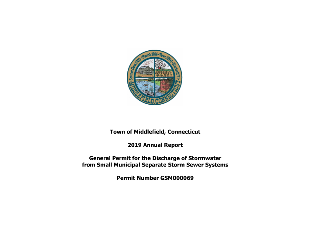 2019 Middlefield MS4 Annual Report