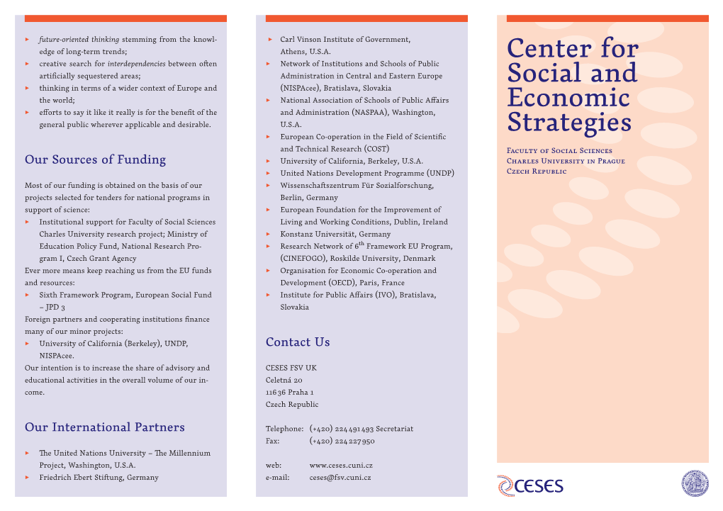 Center for Social and Economic Strategies