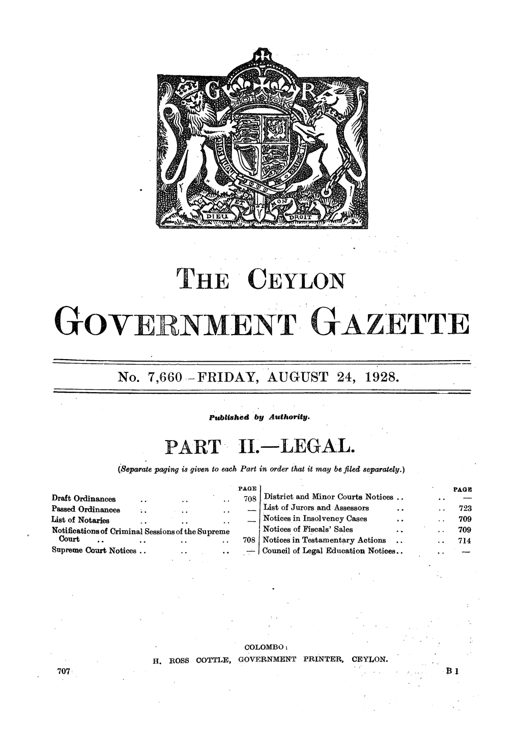 Government Gazette