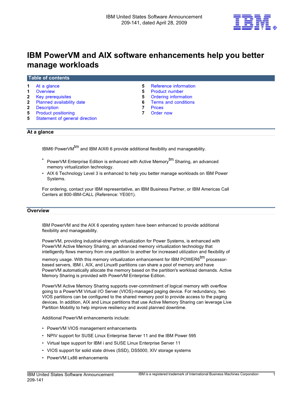 IBM Powervm and AIX Software Enhancements Help You Better Manage Workloads