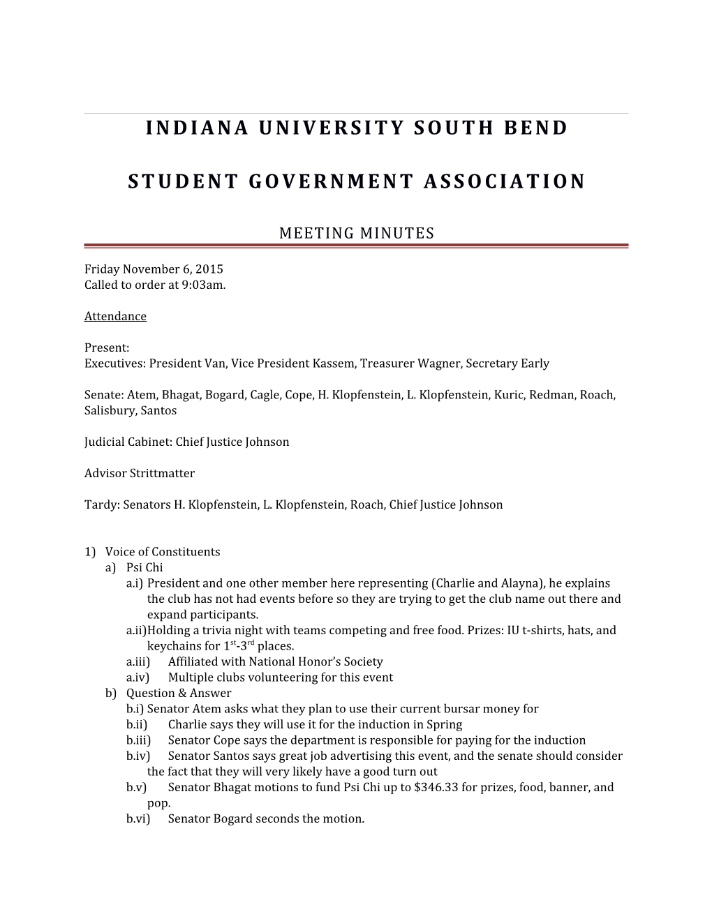 Indiana University South Bend s2