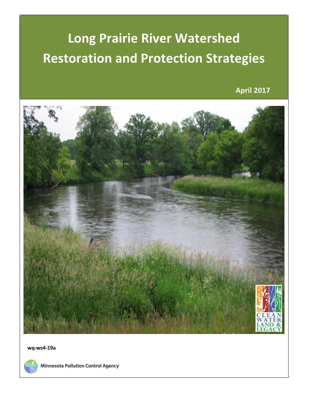 Long Prairie River Watershed Restoration and Protection Strategies