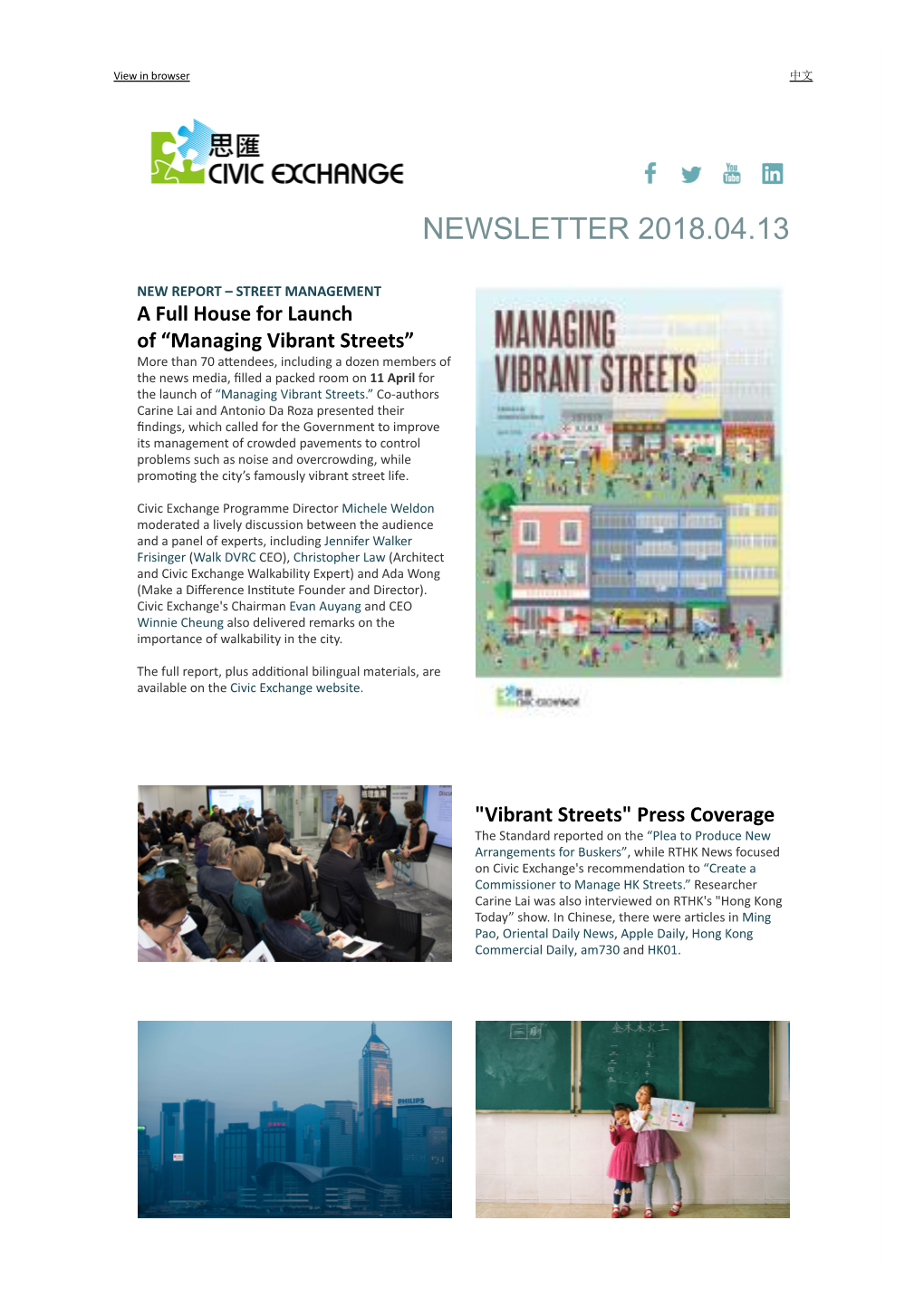 Newsletter 2018.04.13