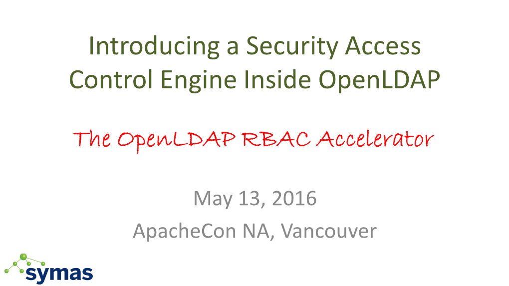 Openldap Accelerator