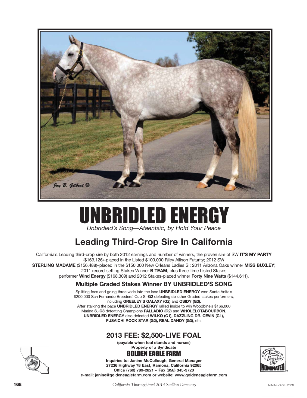 UNBRIDLED ENERGY2:Layout 1 11/28/12 2:41 PM Page 1