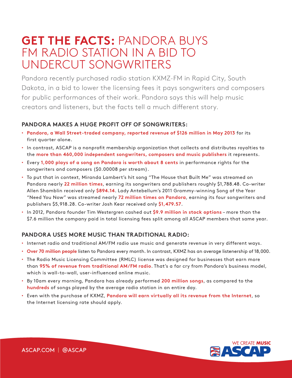 Get the Facts: Pandora Buys Fm Radio Station in A