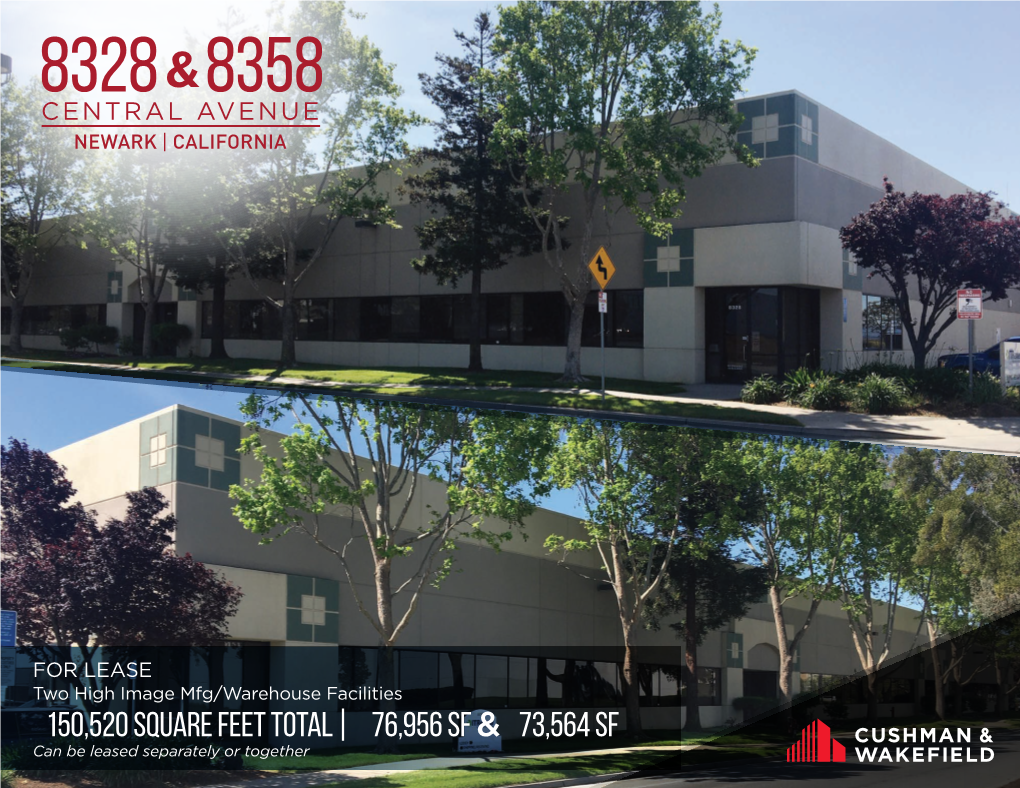 ±150,520 Square Feet Total | ±76,956 Sf & ±73,564 Sf