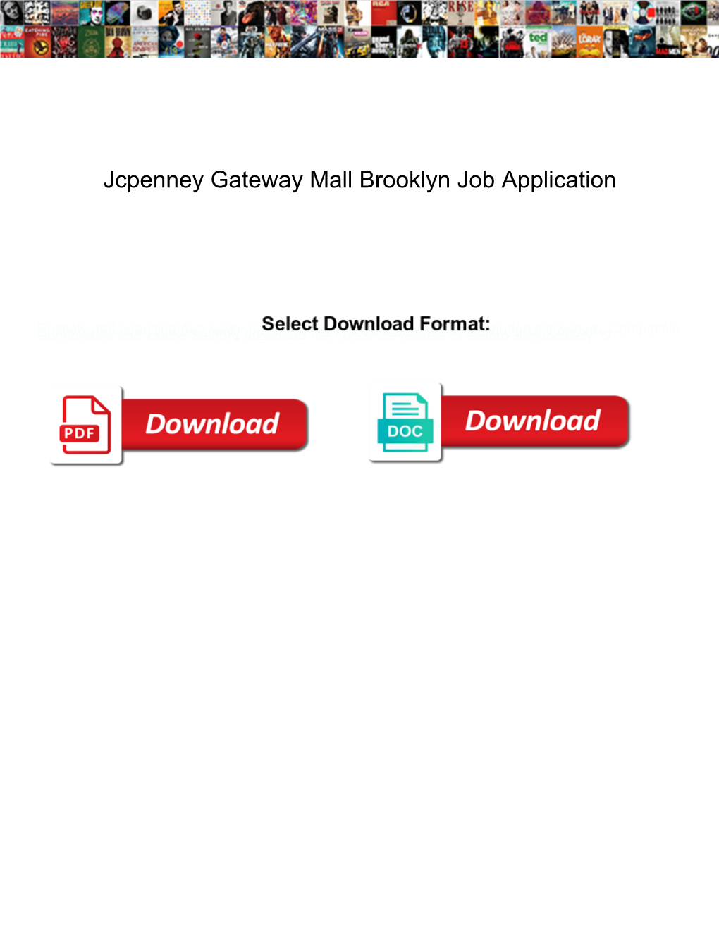 Jcpenney Gateway Mall Brooklyn Job Application