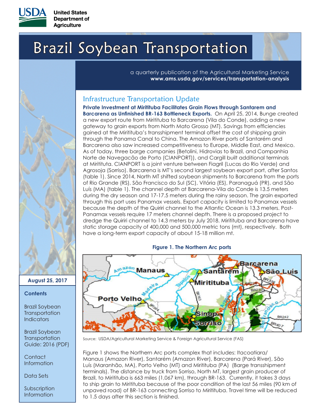 Brazil Soybean Transportation