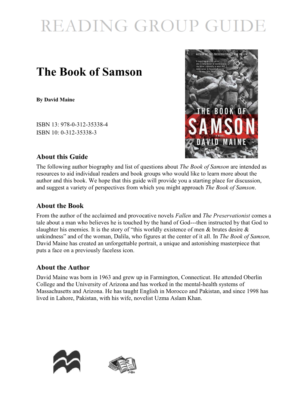 The Book of Samson