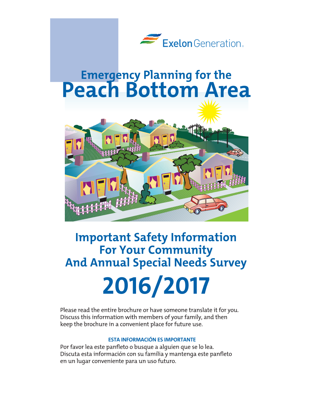 Emergency Planning for the Peach Bottom Area