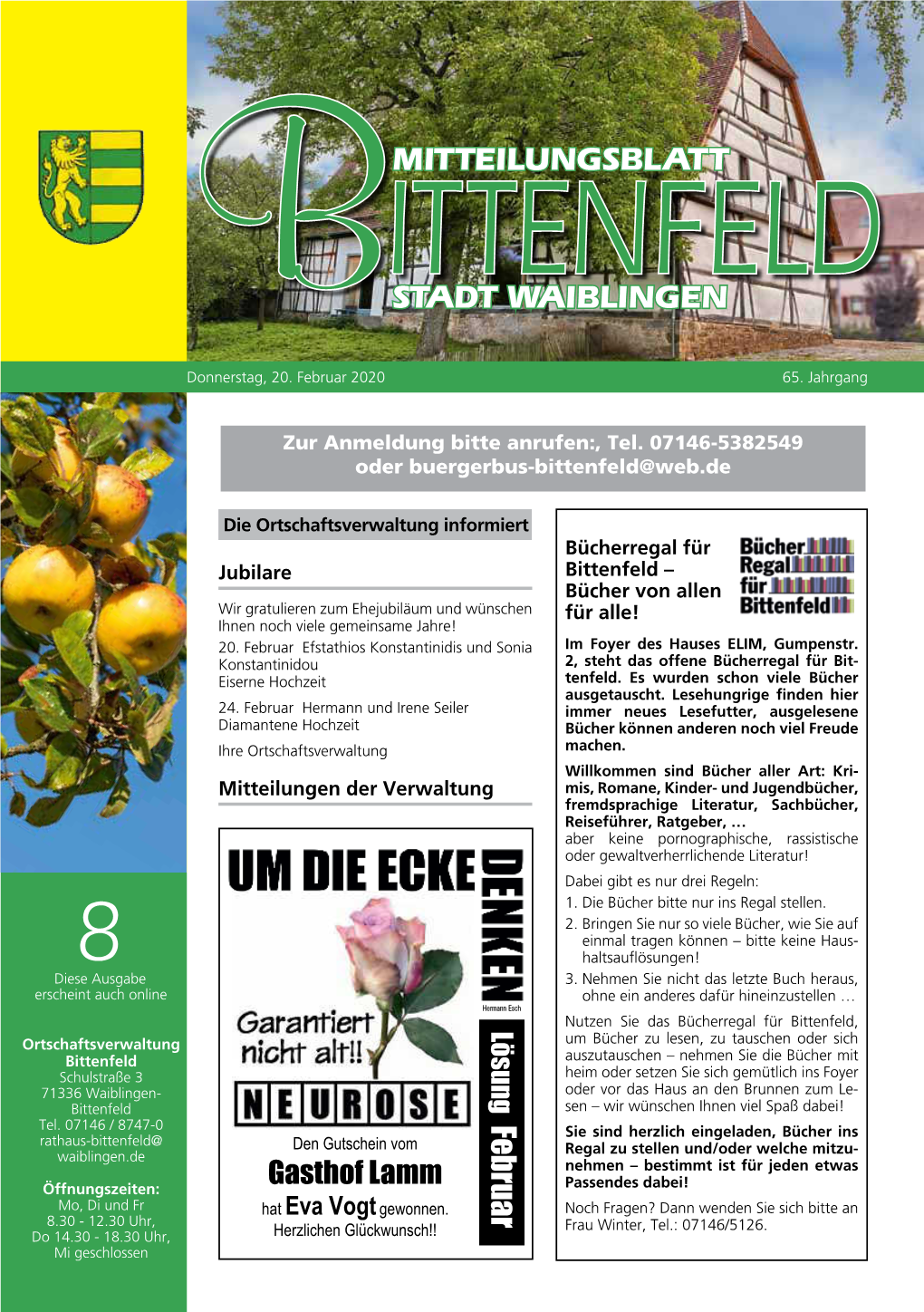 Stadt Waiblingen Mitteilungsblatt