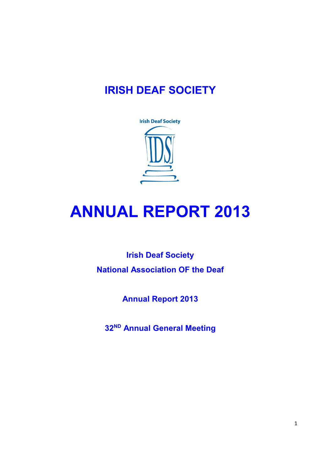 Annual Report 2013