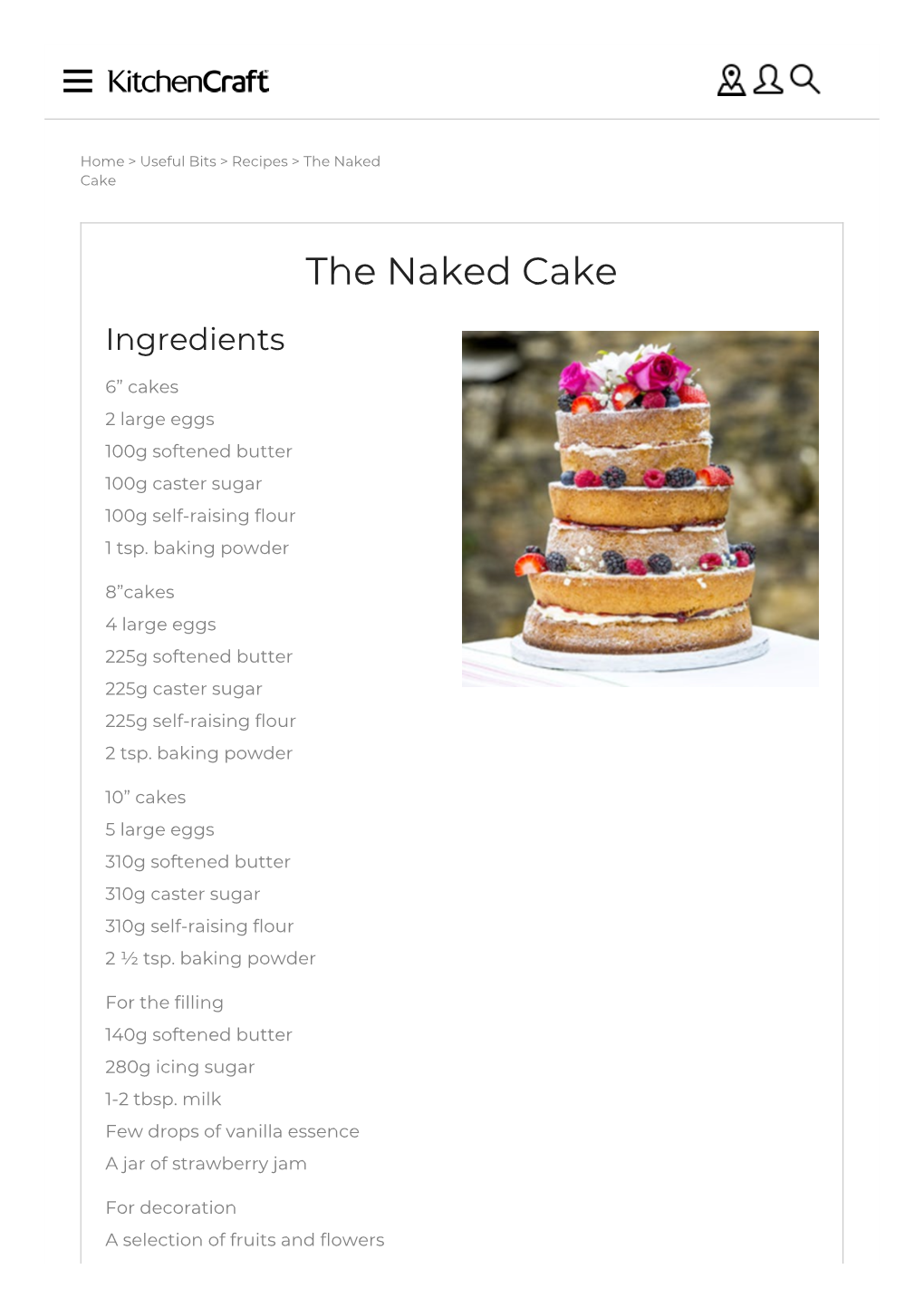 The Naked Cake