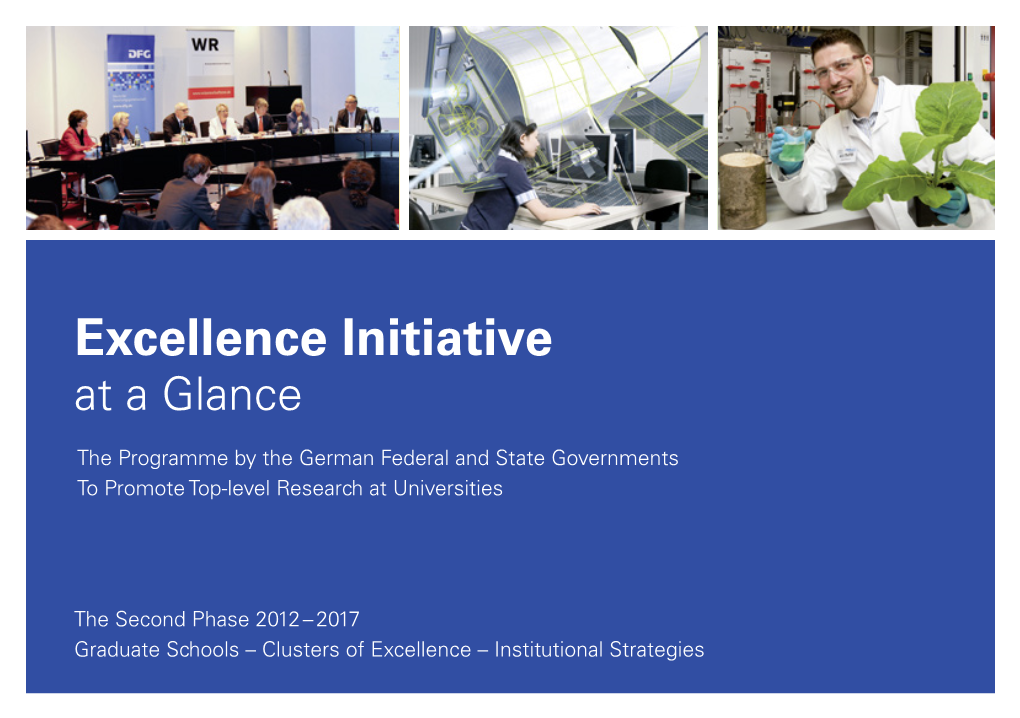Excellence Initiative at a Glance