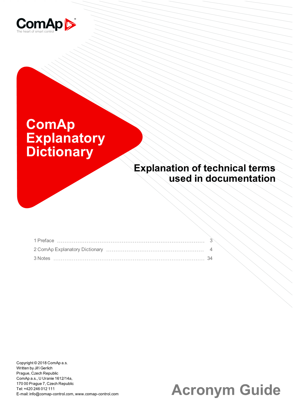 Comap Explanatory Dictionary Guide
