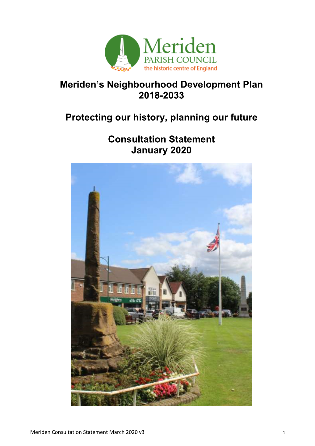 Meriden's Neighbourhood Development Plan 2018-2033