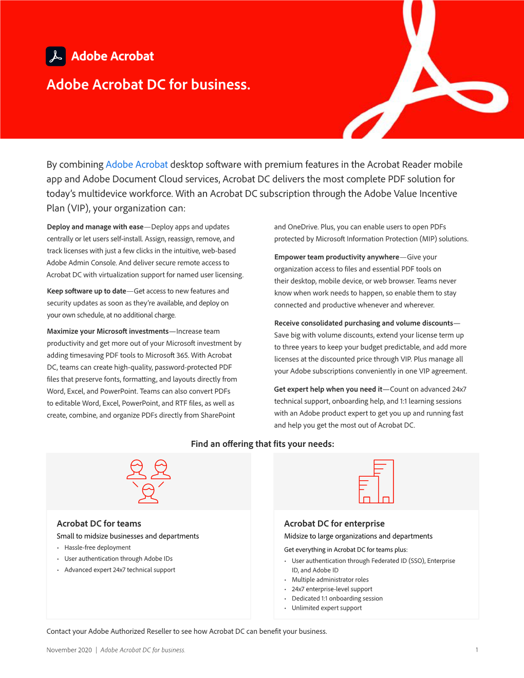 Adobe Acrobat DC for Business