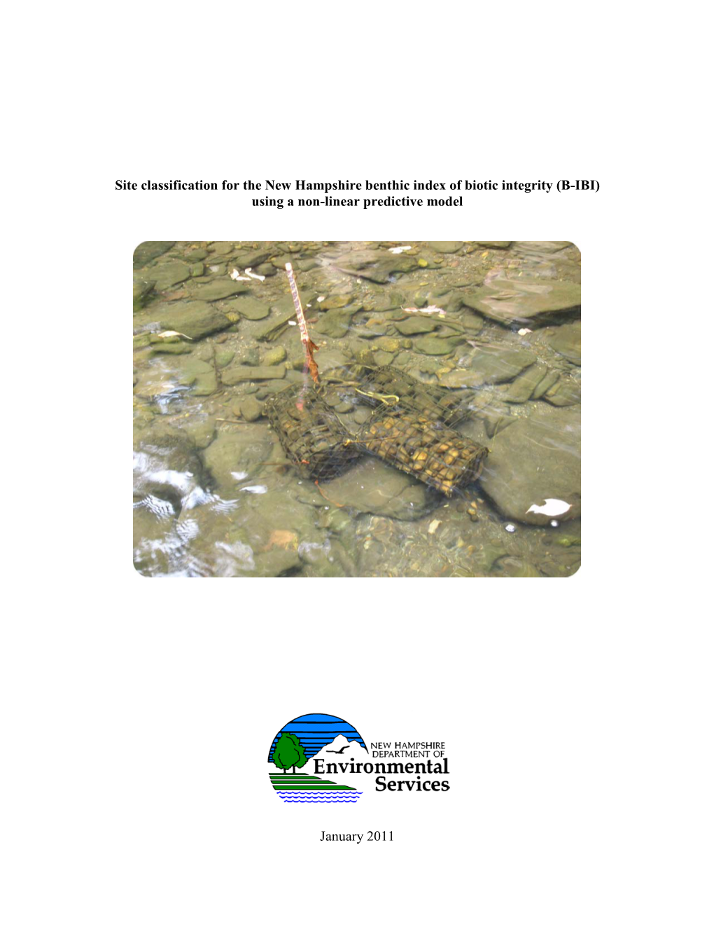 Site Classification for the New Hampshire Benthic Index of Biotic Integrity (B-IBI) Using a Non-Linear Predictive Model