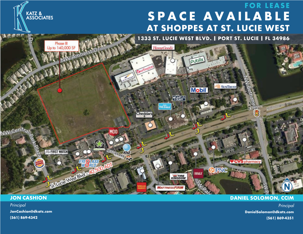 Space Available at Shoppes at St