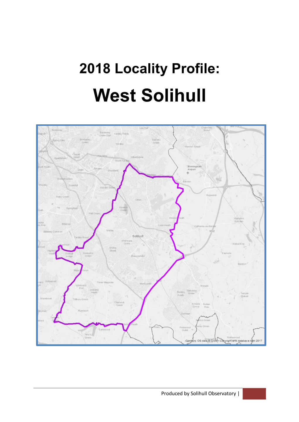 West Solihull Locality Profile