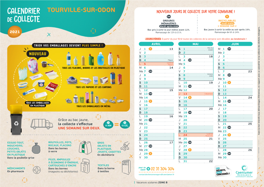 Tourville-Sur-Odon Nouveaux Jours De Collecte Sur Votre Commune !