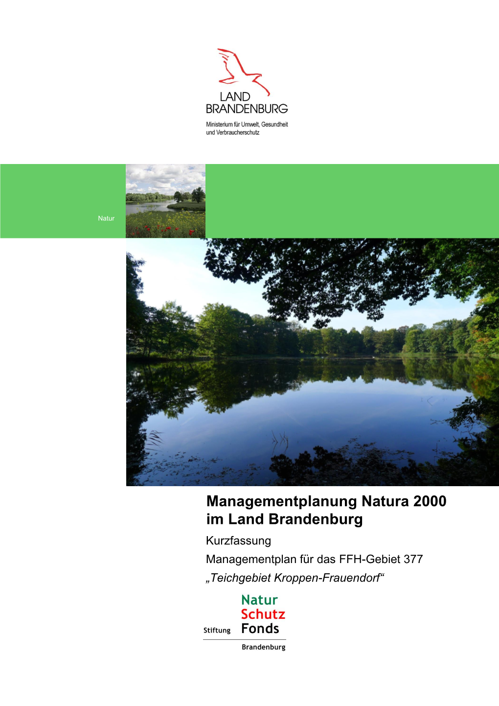 Managementplanung Natura 2000 Im Land Brandenburg