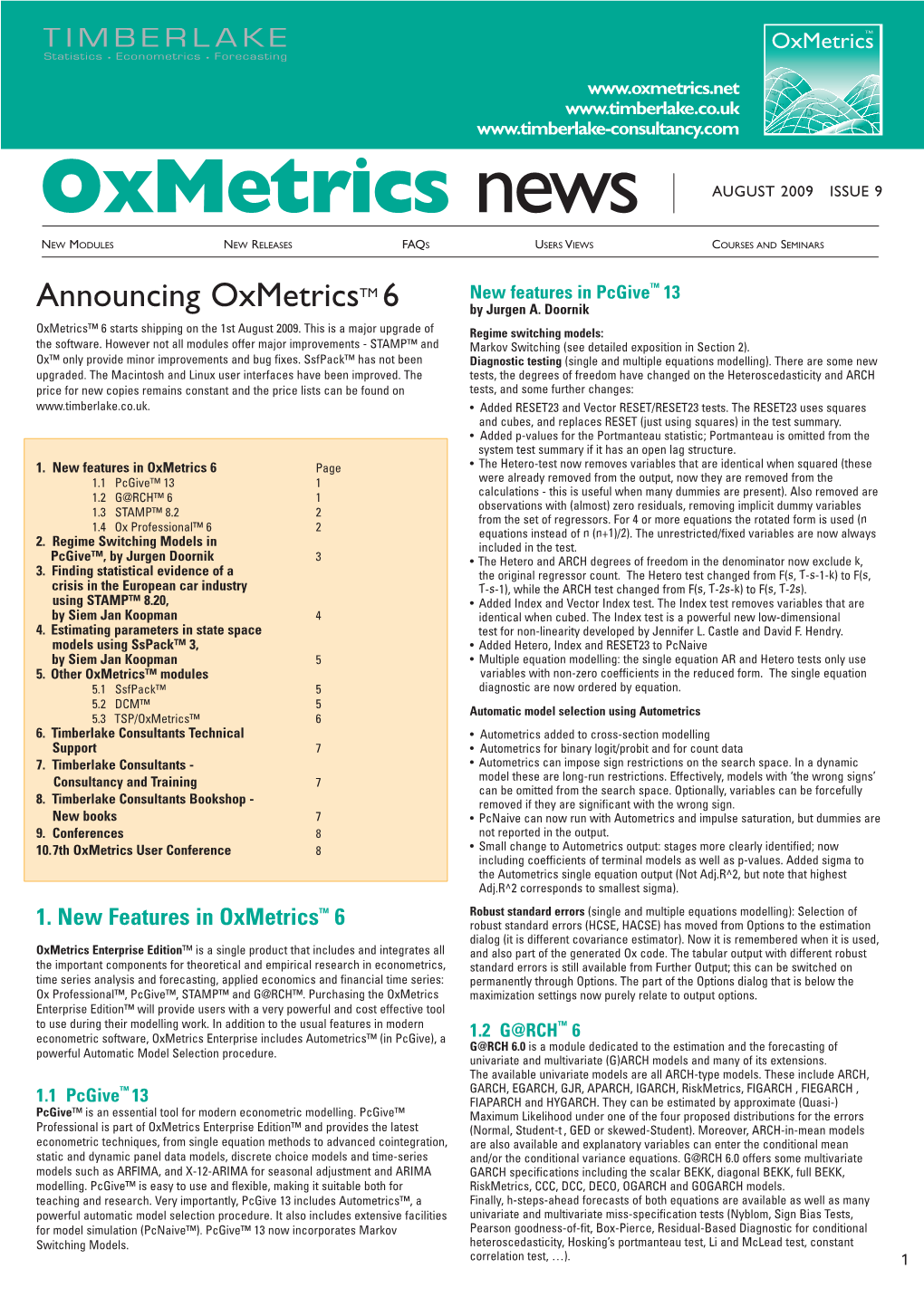 Announcing Oxmetricstm 6