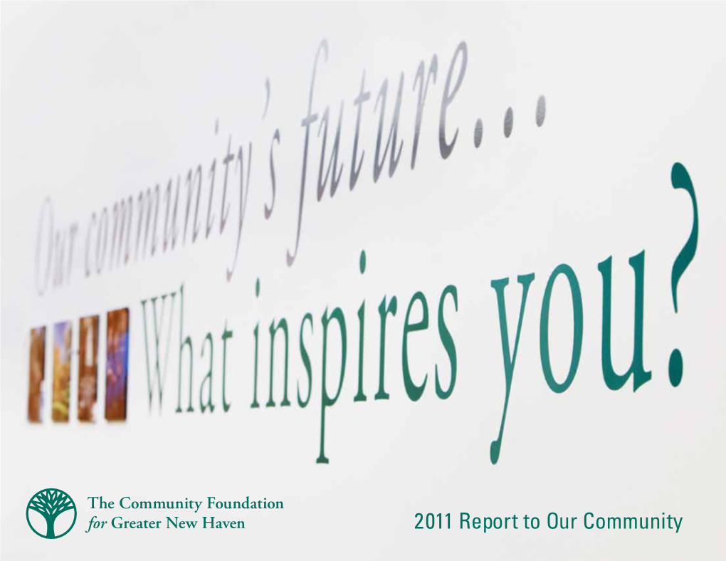 2011 Report to Our Community