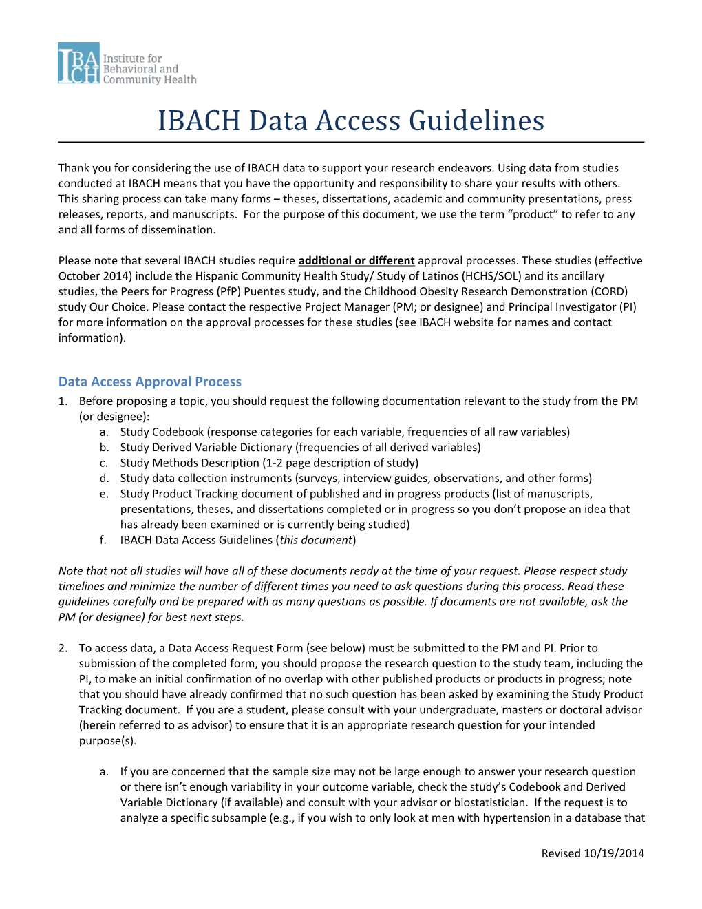 Protocol for Using Aventuras Para Niños Data