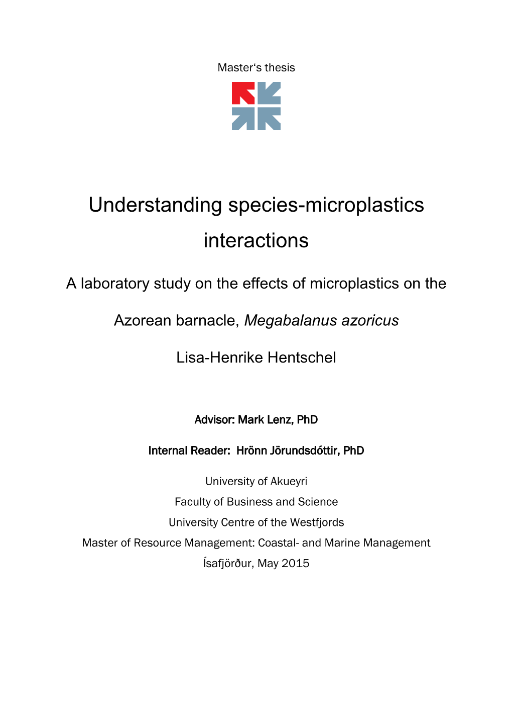 Understanding Species-Microplastics Interactions