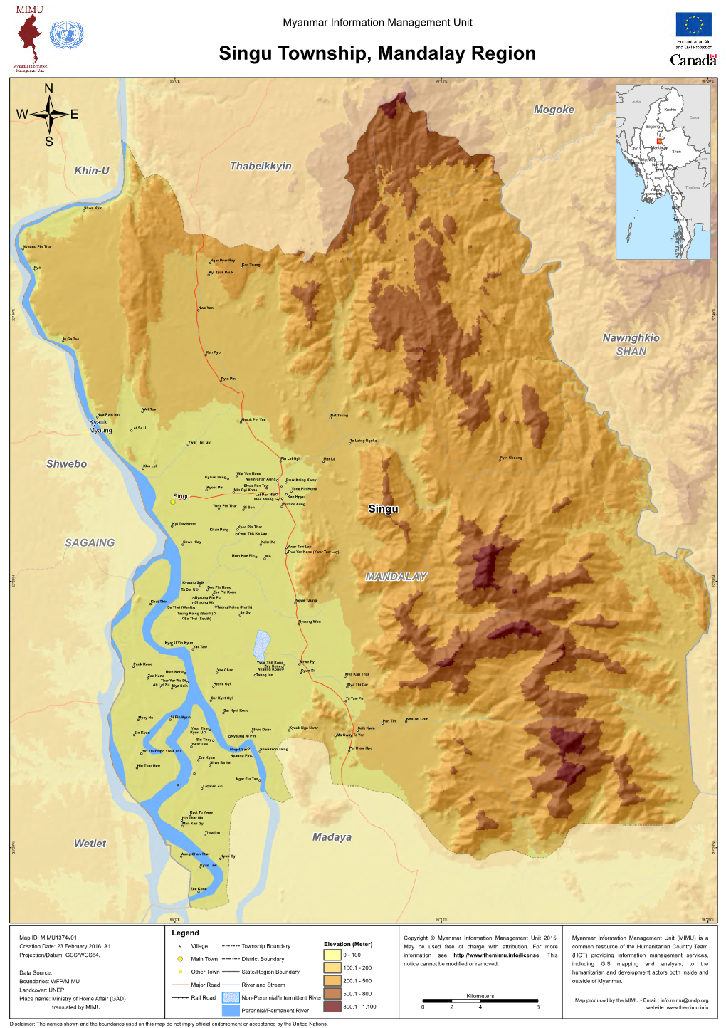 Singu Township, Mandalay Region