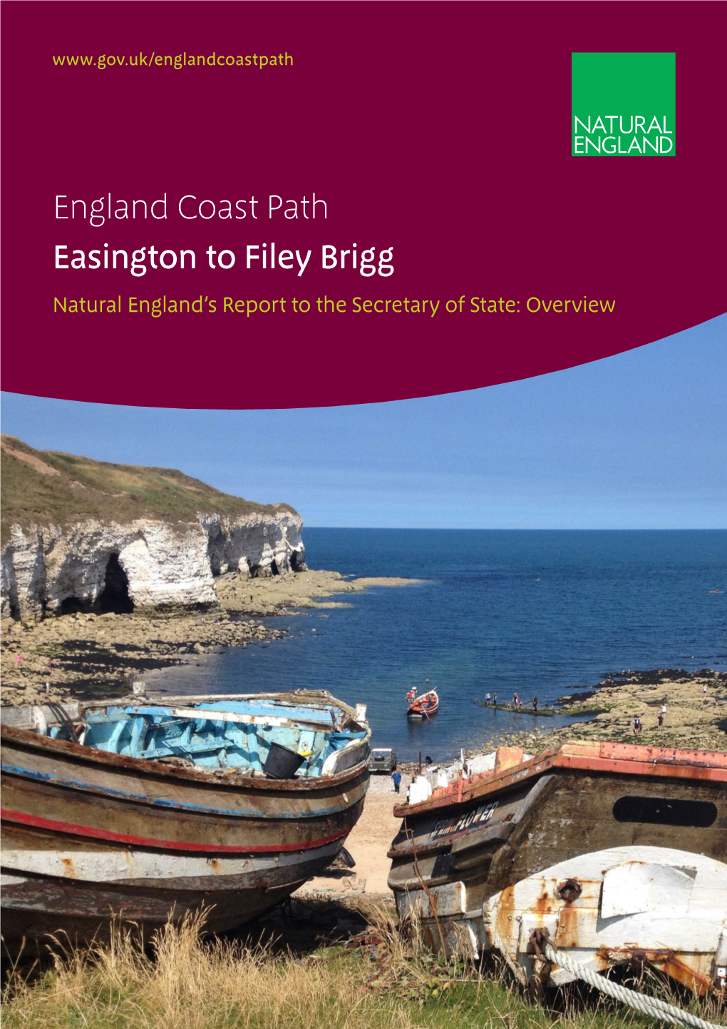 England Coast Path Easington to Filey Brigg