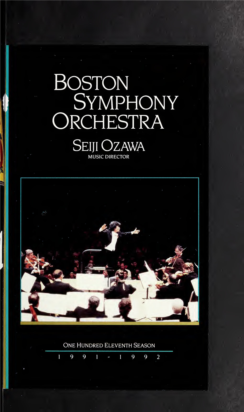 Boston Symphony Orchestra Concert Programs, Season 111, 1991