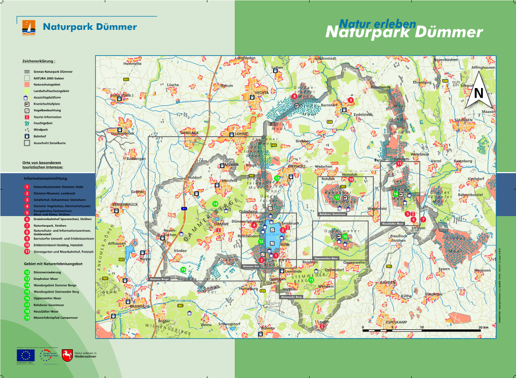 Faltblatt Naturerlebniskarte-Naturpark Duemmer Karte.Pdf