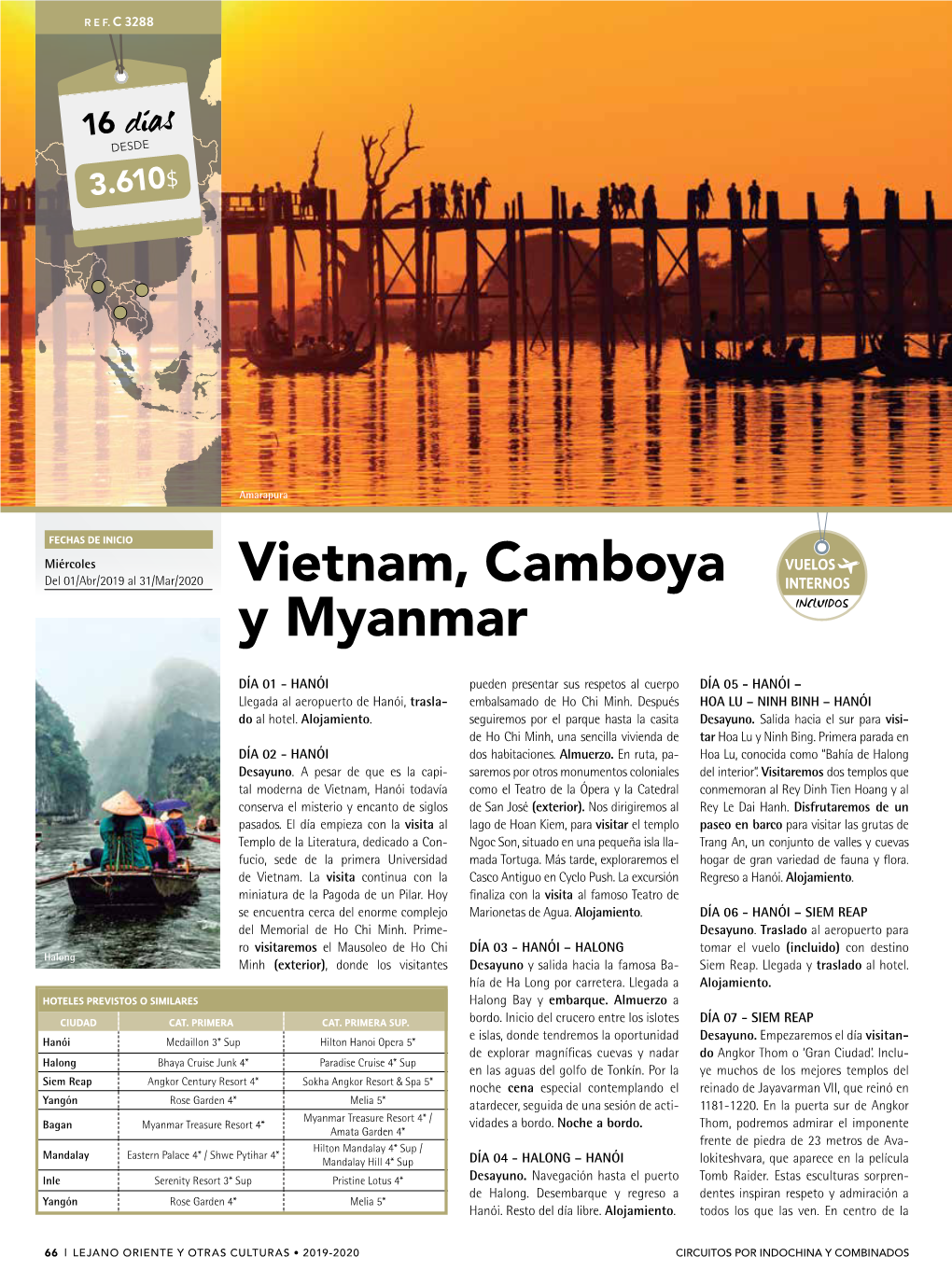 Vietnam, Camboya Y Myanmar