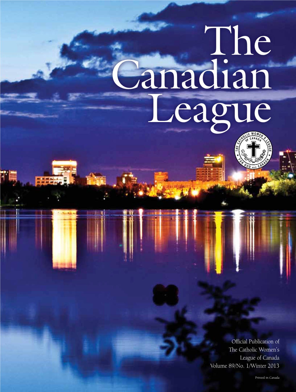 Official Publication of the Catholic Women's League of Canada